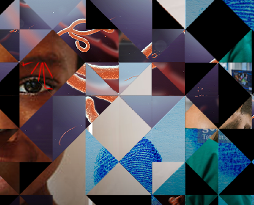 Abstract triangle graphic