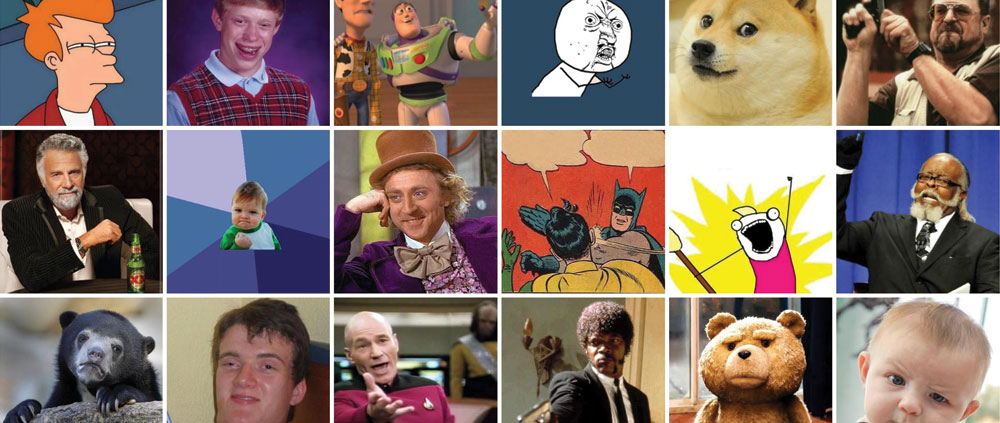 Collage of memes